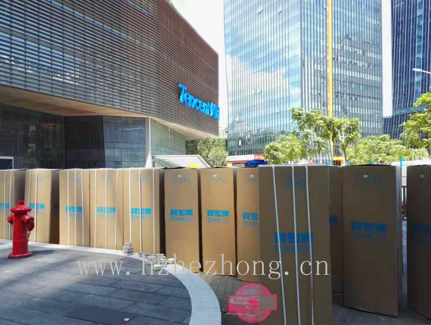 Tencent chose ACUO brand water dispenser